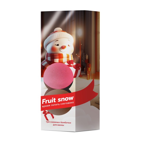 Набор подарочный Beauty Desserts №143 Let it snow Fruit snow: бомбочки для ванн