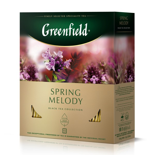 Чай черный Greenfield Spring Melody 100пак
