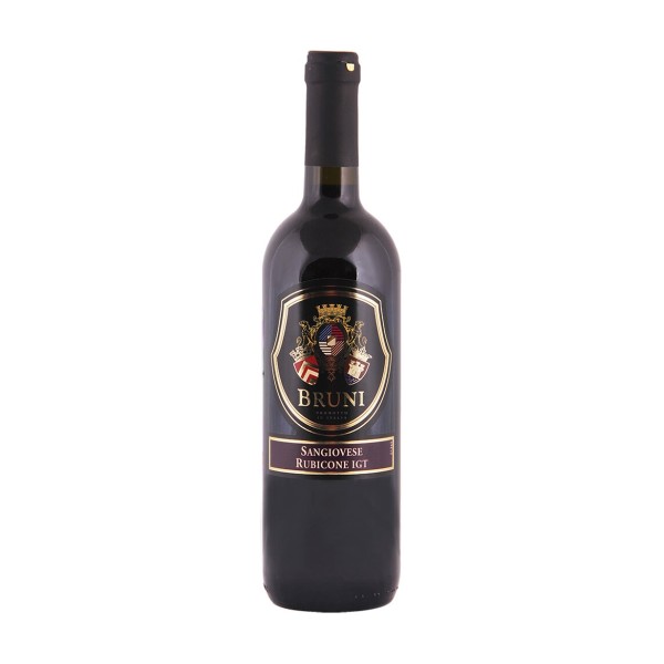 Вино красное полусухое молодое Bruni Sangiovese Rubicone 12,5% 0,75л