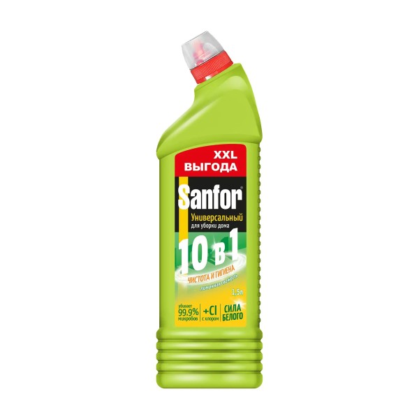Гель чистящий Sanfor Универсал лимонная свежесть 1,5л