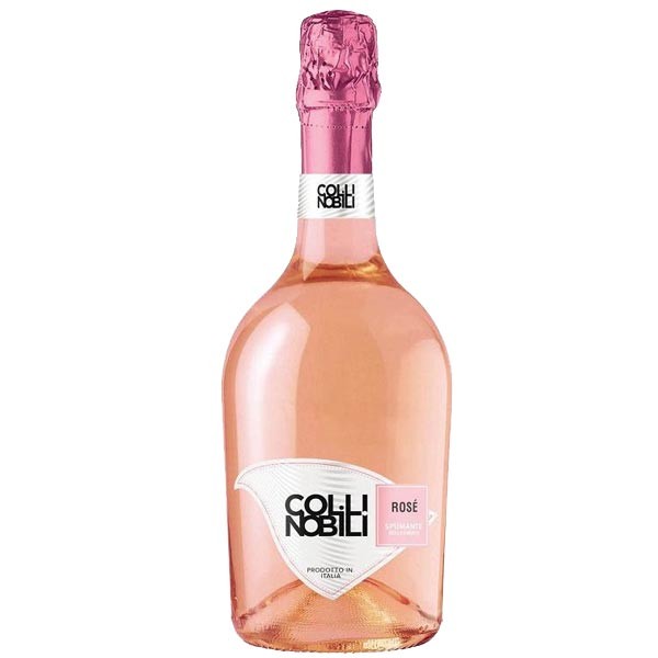 Вино игристое розовое брют Collinobili Rose Millesimato Brut 11% 0,75л