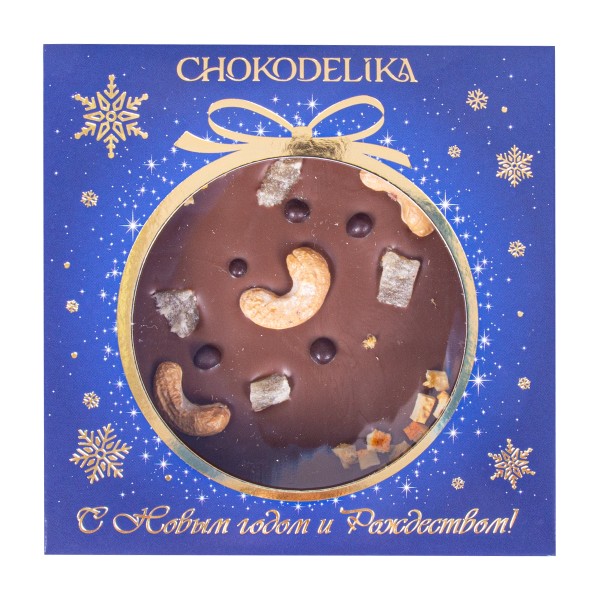 Шоколад молочный Кешью, ананас, апельсин Chokodelika 75г