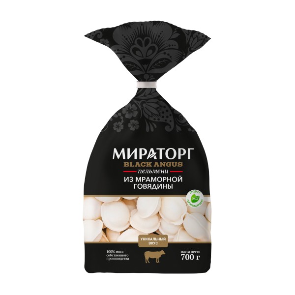 Пельмени Из мраморной говядины Мираторг 700г