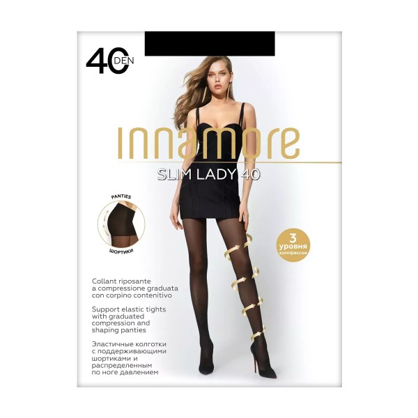 Колготки женские Slim Lady 40den Innamore nero, 5