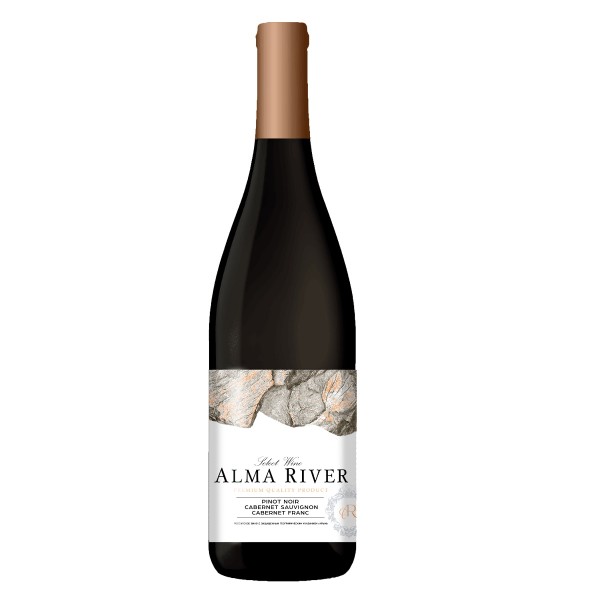 Вино России Крым Alma River Pinot Noir Cabernet Sauvignon Cabernet Franc красное сухое 0,75л 13%