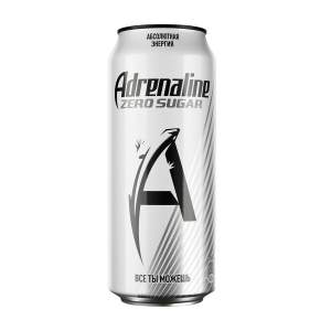 Энергетический напиток Adrenaline zero Маракуйя без сахара 449мл