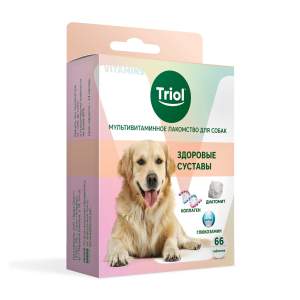 Лакомство для собак Triol мультивитаминное 33г здоровые суставы