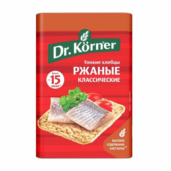 Хлебцы ржаные Dr.Kerner Классические 100г