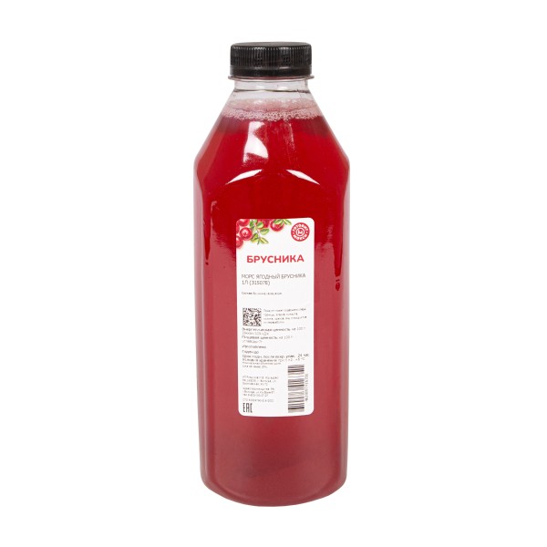Морс ягодный из брусники 1л производство Макси