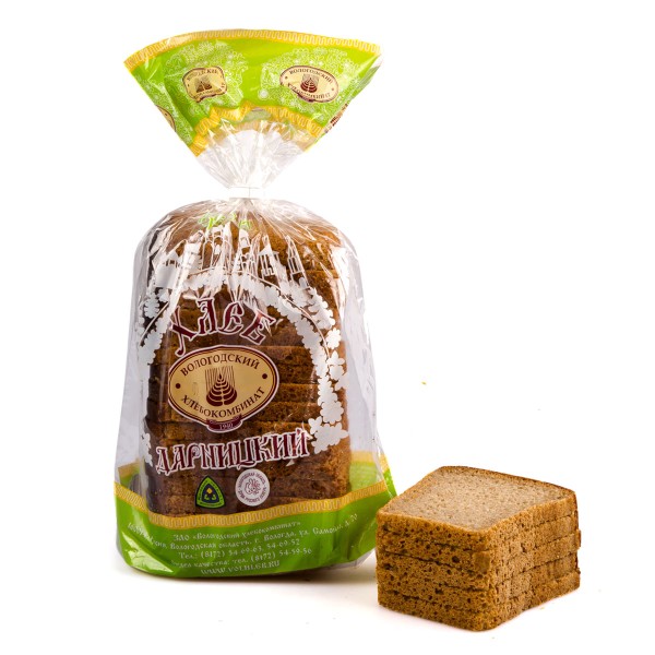 Хлеб Дарницкий в нарезку Вологодский Хлебокомбинат 700г