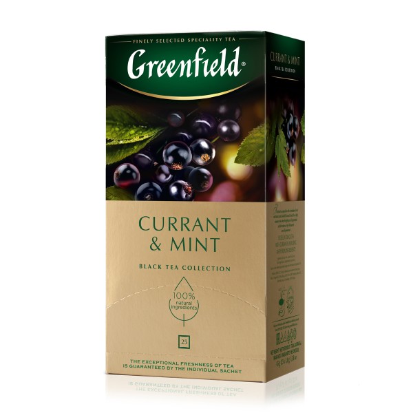 Чай черный Greenfield Currant&Mint 25пак
