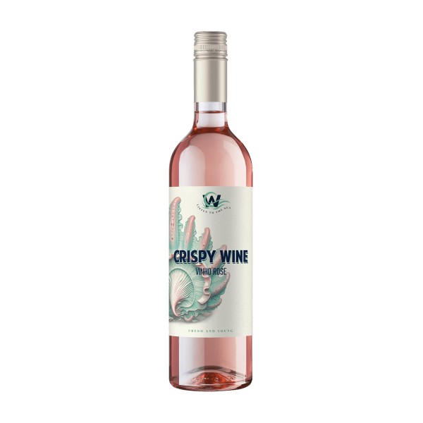 Вино ординарное розовое полусухое Crispy Wine 10,5% 0,75л Крым