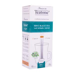 Чай черный Teatone Mint Black Tea 15стиков