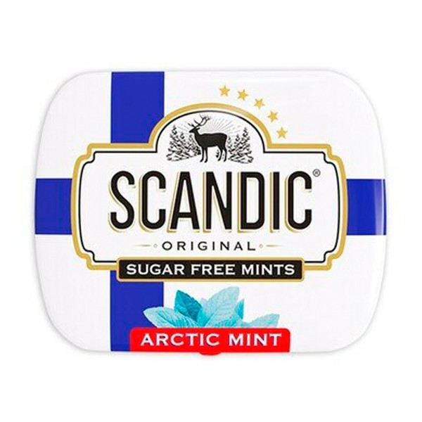 Конфеты Scandic без сахара 14г арктическая мята