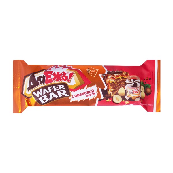 Конфета глазированная Даёжъ! wafer bar с ореховой пастой 40г Эссен Продакшн АГ