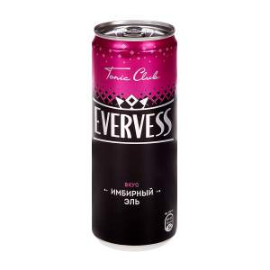Газированный напиток Evervess 0,33л имбирный эль