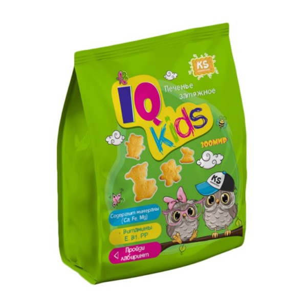 Печенье IQ Kids зоомир Крымский Султан 180г