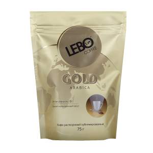 Кофе растворимый сублимированный Lebo Gold 75г