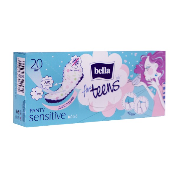Прокладки гигиенические ежедневные Bella for teens Sensitive 20шт