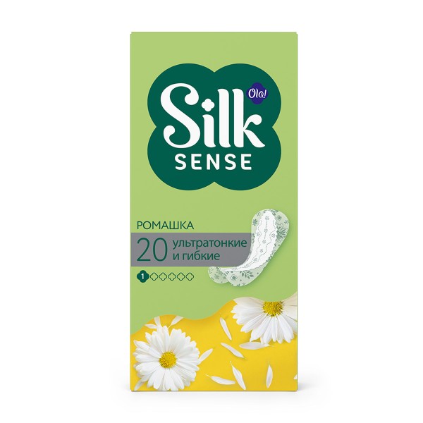 Прокладки ежедневные Ola! Silk Sense Light Ромашка 60шт