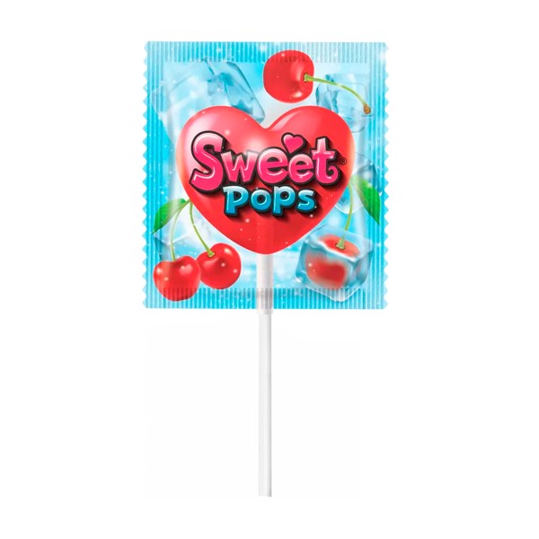 Карамель на палочке Sweet Pops Морозная вишня 10г