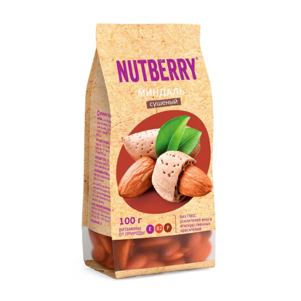Миндаль Nutberry сушеный 100г