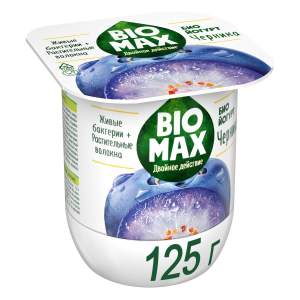 Йогурт Bio Max 2,2% 125гр черника БЗМЖ