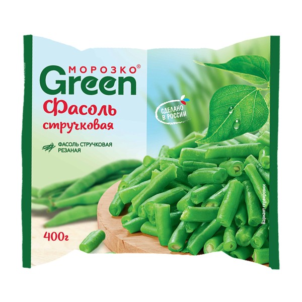 Фасоль стручковая Морозко Green 400г