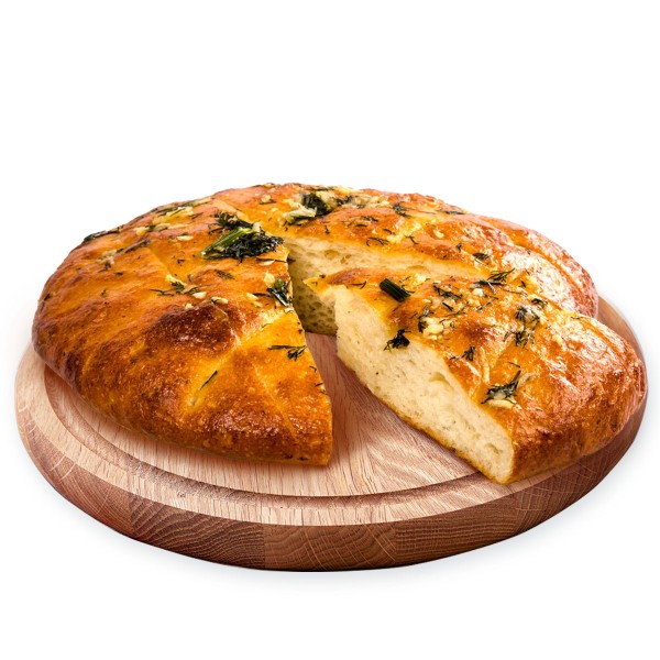 Хлеб картофельный с чесночной начинкой 250г производство Макси