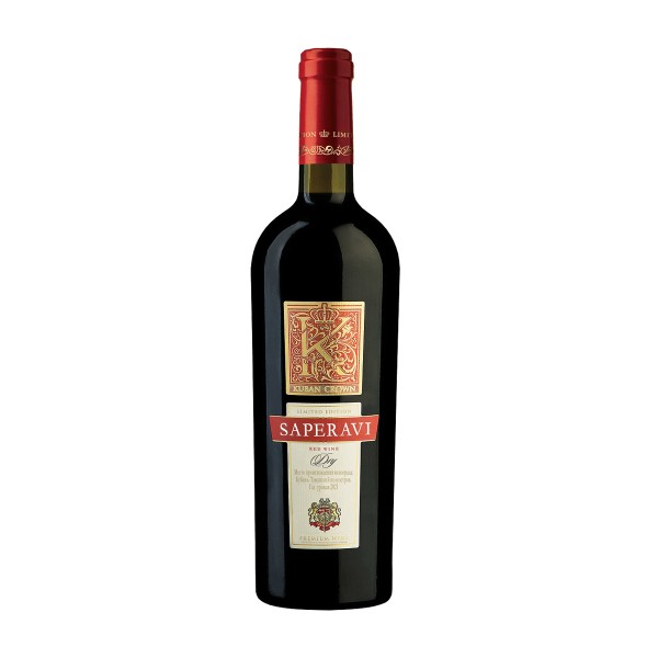 Вино красное сухое Kuban Crown Саперави 10-12% 0,75л