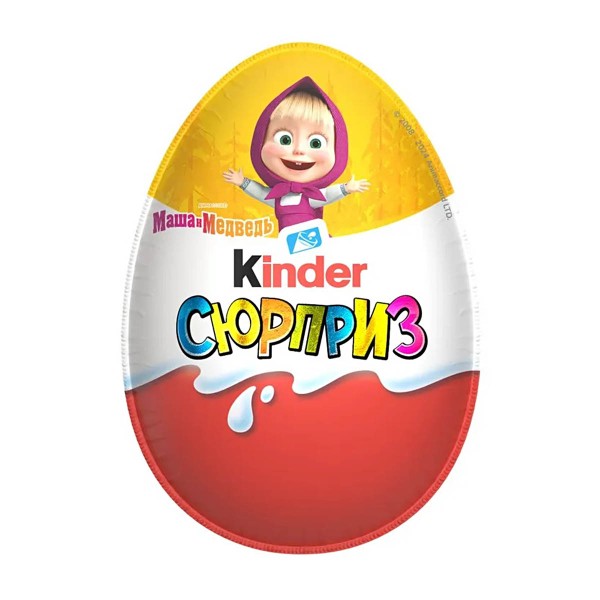 Яйцо шоколадное Kinder Сюрприз Для девочек 20гр