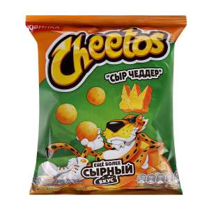 Кукурузные палочки Cheetos 50г американский чеддер