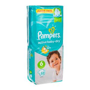 Подгузники Pampers Active Baby Extra Large 13-18кг 52шт