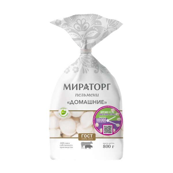 Пельмени Домашние Мираторг 800г