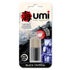 Ароматизатор подвесной в бутылочке Umi черный лед