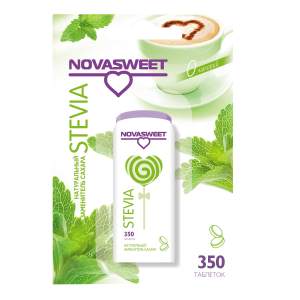 Заменитель сахара Novasweet Stevia 350 таблеток