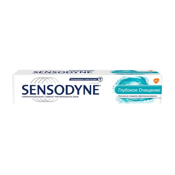 Зубная паста Sensodyne Глубокое очищение 75мл