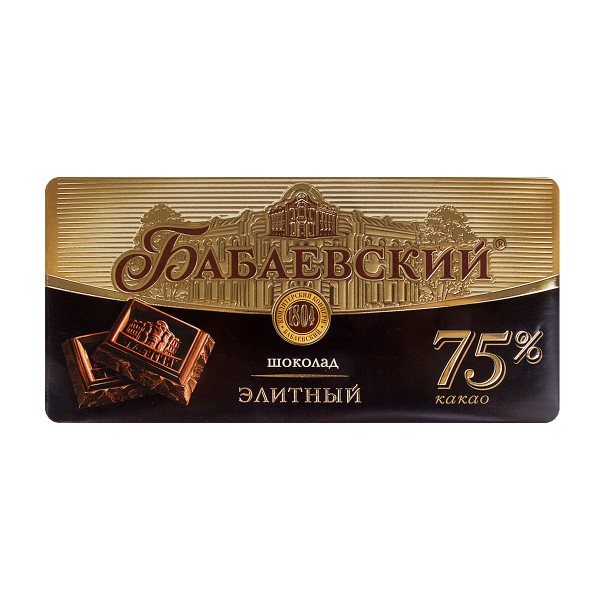 Шоколад Бабаевский элитный 75% 90г