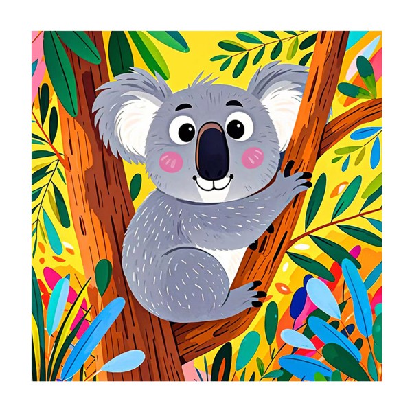 Набор для творчества алмазная мозаика 20х20см Mazari коала