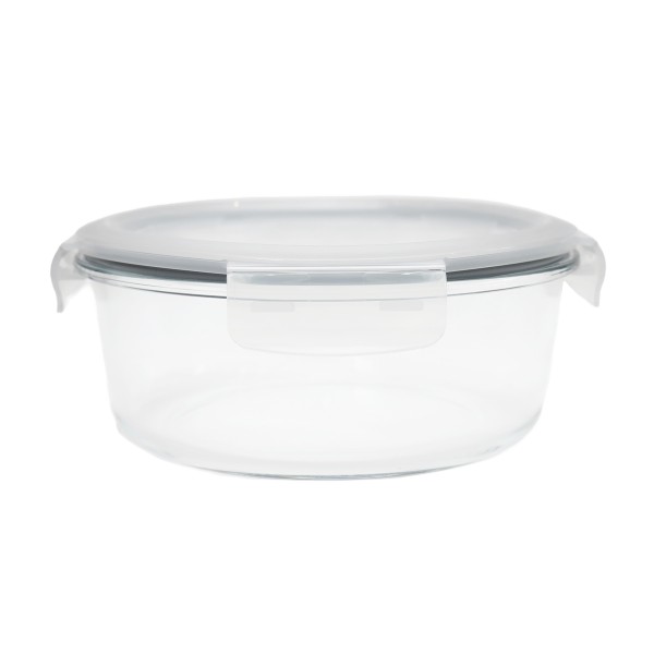 Контейнер Кратос-1300 из жаропрочного стекла круглый 1300мл Master House