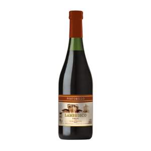 Вино игристое красное полусладкое Portobello Lambrusco Rosso Emilia 8,5% 0,75л