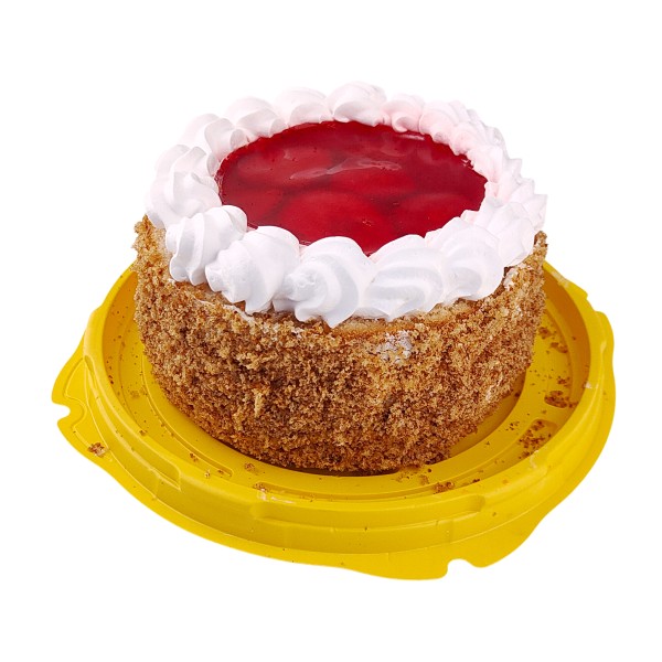 Торт Творожный клубничный Карат плюс 500г