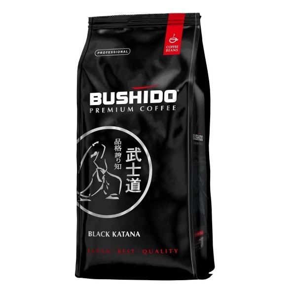 Кофе в зернах Bushido Black Katana 1000г