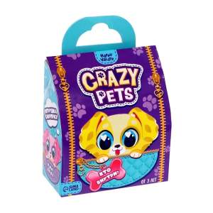 Игрушка-сюрприз Сrazy pets с наклейками Happy Valley