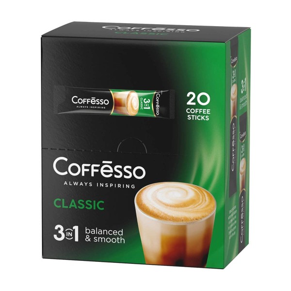 Напиток кофейный Coffesso Classic 3в1 20шт