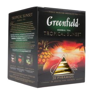Напиток чайный Greenfield Tropical Sunset 20 пирамидок