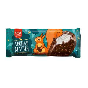 Мороженое эскимо Лесная магия в шоколадной глазури с арахисом Инмарко 59г БЗМЖ