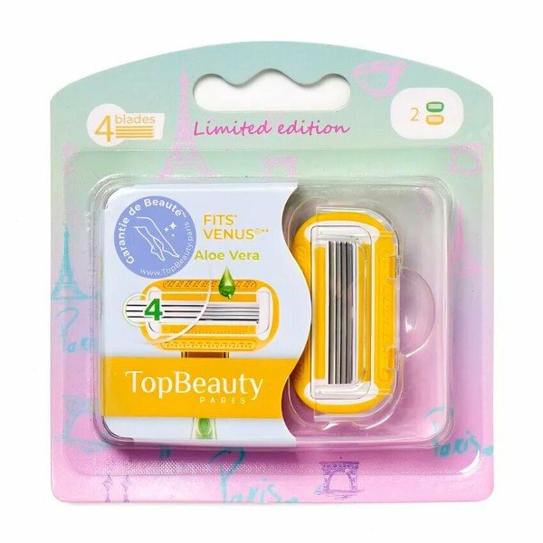Кассеты TopBeauty Paris 4 лезвия 2шт