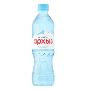 Вода питьевая минеральная негазированная Легенда гор Архыз 0,5л