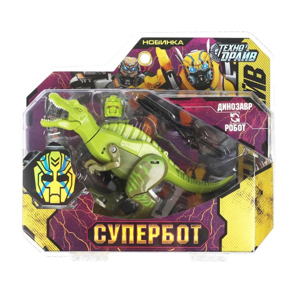 Робот трансформирующийся в динозавра Технодрайв